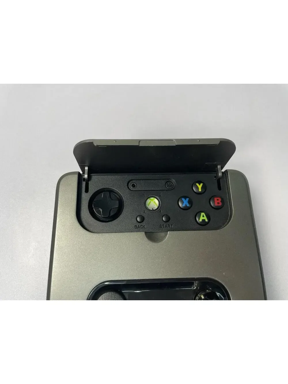 DJ Hero Xbox 360 Wireless Turntable Controller Gray Untested No Battery Cover